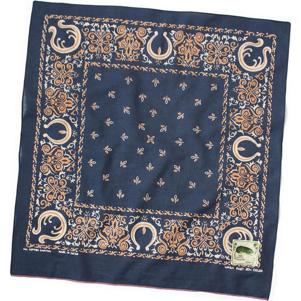 Kapital Fastcolor Selvage Bandana (Antler Naja) 20x20