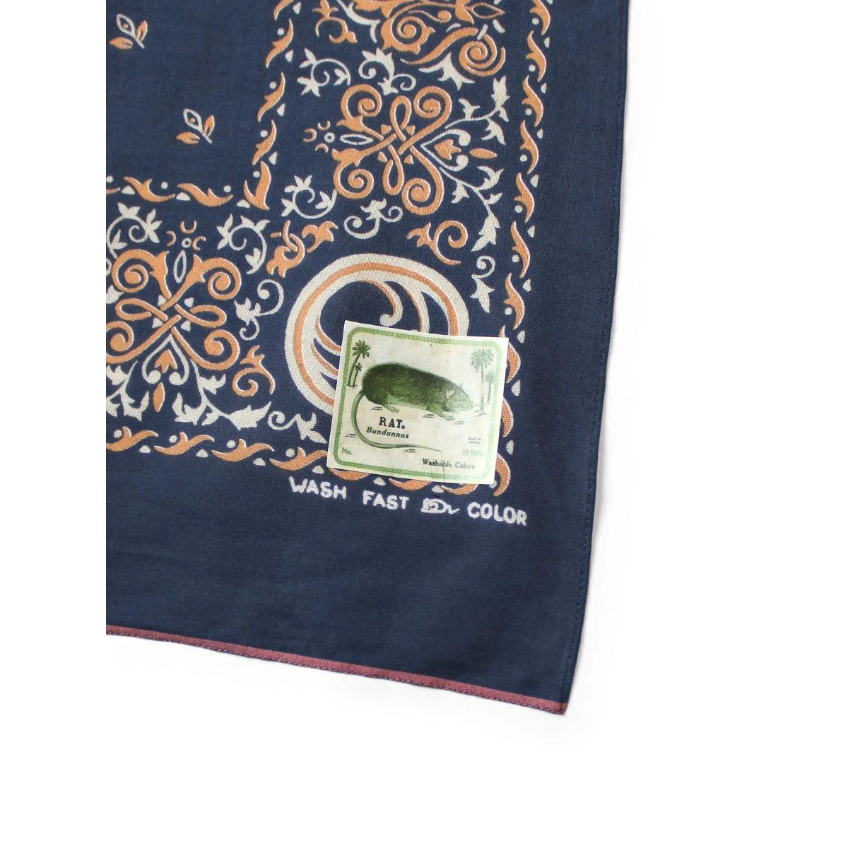 Kapital Fastcolor Selvage Bandana (Antler Naja) 20x20