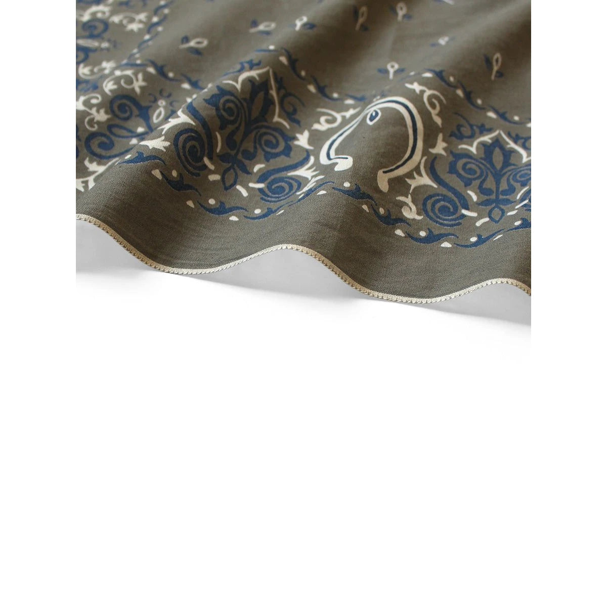 Kapital Fastcolor Selvage Bandana (Antler Naja) 20x20