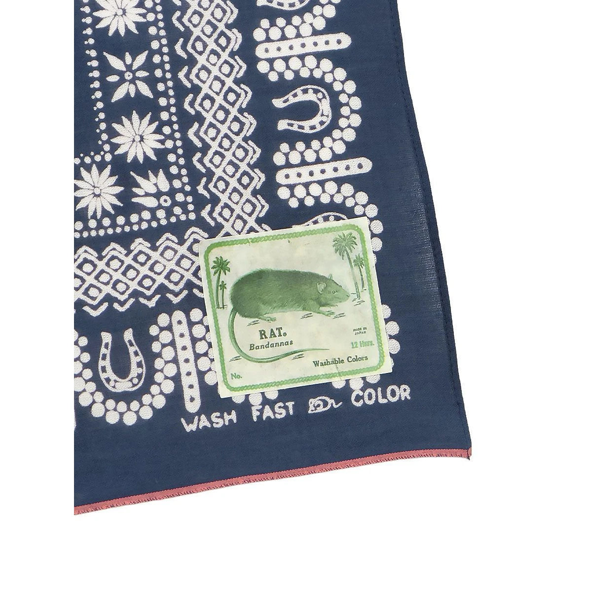 Kapital Fastcolor Selvage Bandana (Horse Shoe)