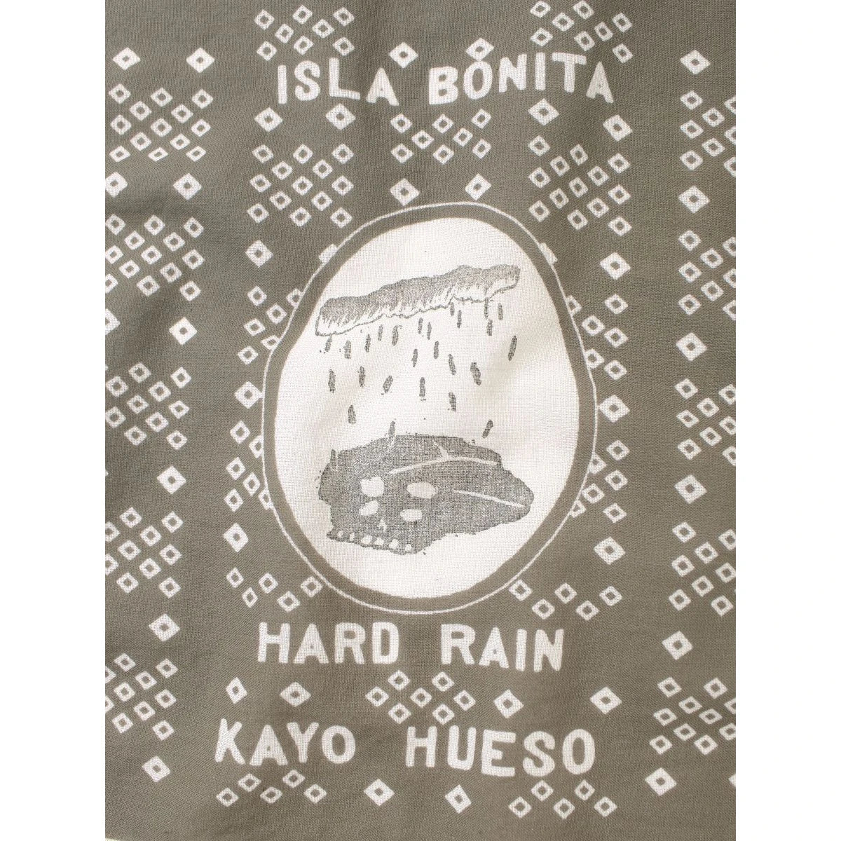 Kapital Fastcolor Selvedge Bandana (Polka Dot Hard Rain) 15×15