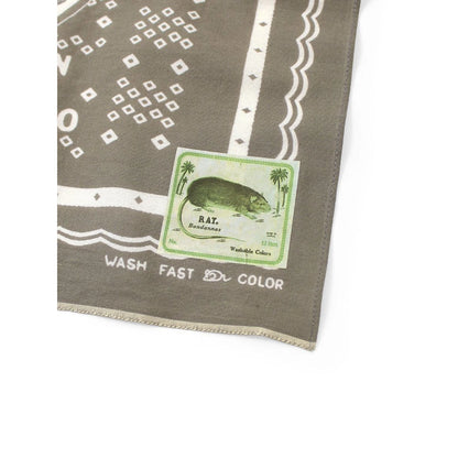 Kapital Fastcolor Selvedge Bandana (Polka Dot Hard Rain) 15×15