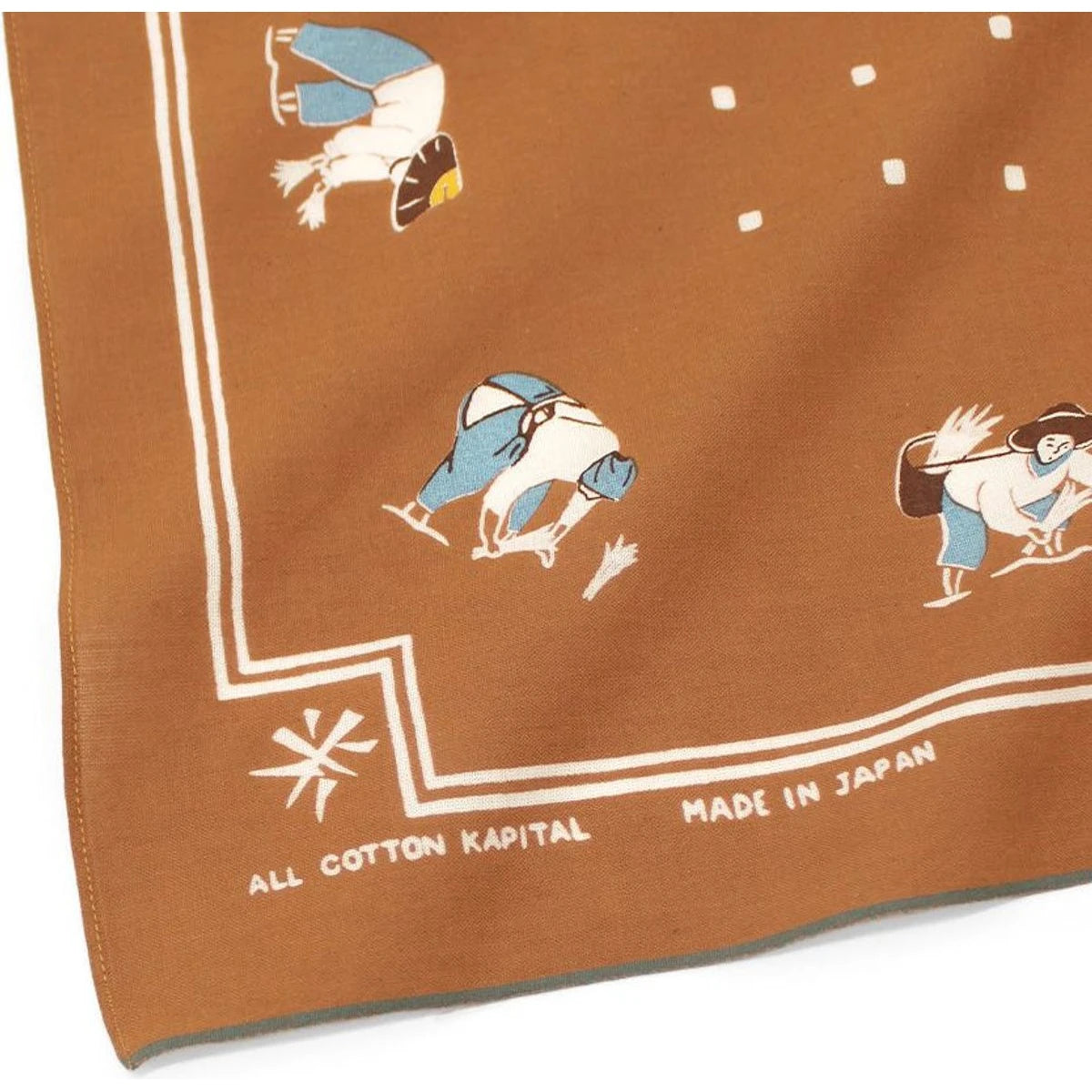 Kapital Fastcolor Selvage Bandana (Rice Planting) 20x20