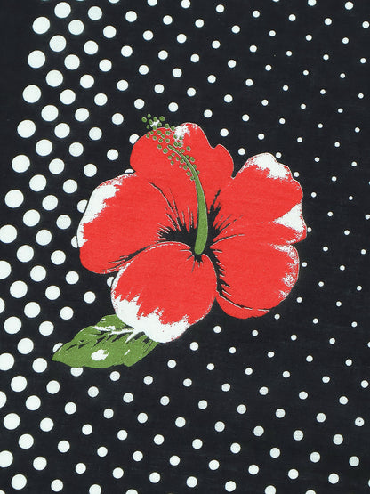 Kapital Fastcolor Selvedge Bandana (Twin Hibiscus)