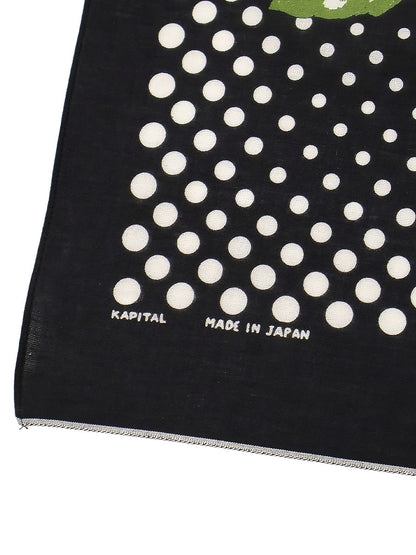 Kapital Fastcolor Selvedge Bandana (Twin Hibiscus)