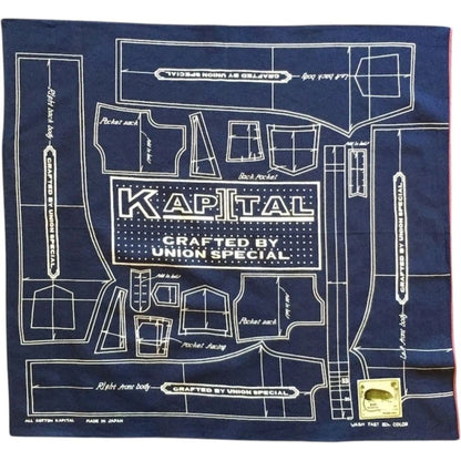 Kapital Fastcolor Selvedge Bandana (Barbie Pattern Union Special)