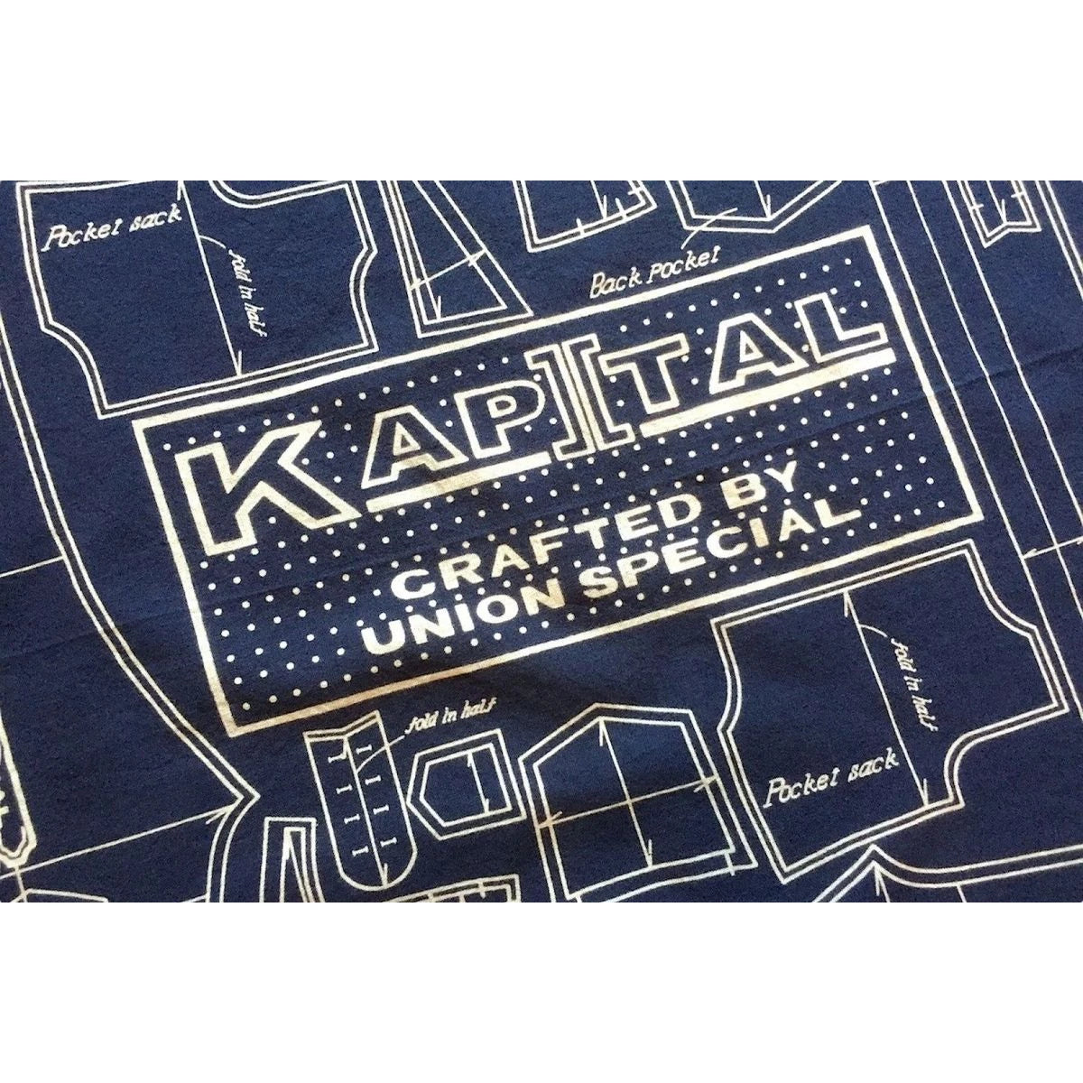 Kapital Fastcolor Selvedge Bandana (Barbie Pattern Union Special)