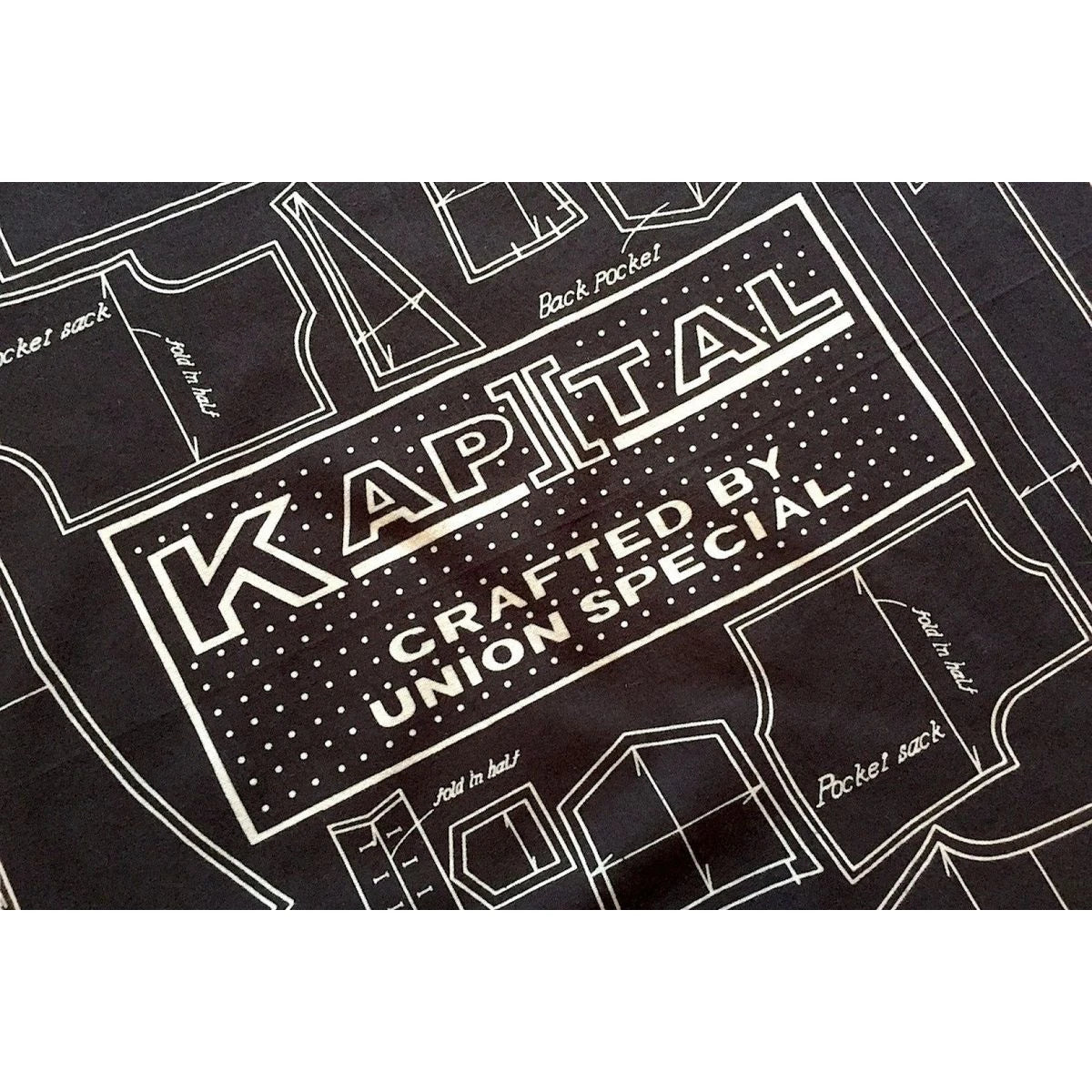Kapital Fastcolor Selvedge Bandana (Barbie Pattern Union Special)