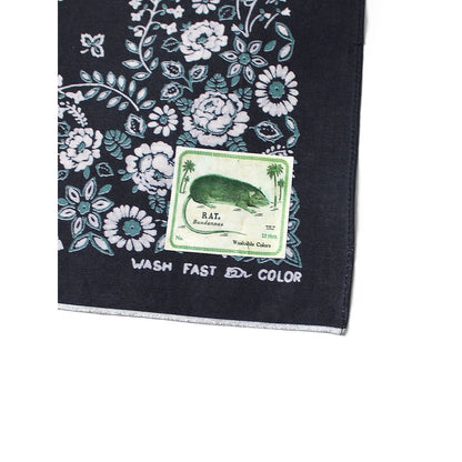 Kapital Fastcolor Selvedge Bandana (Churchill Garden) 15x15