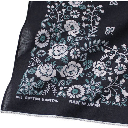 Kapital Fastcolor Selvedge Bandana (Churchill Garden) 15x15