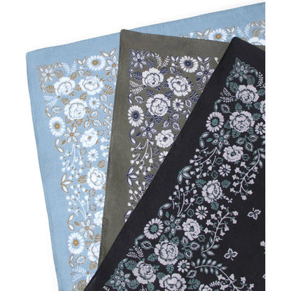 Kapital Fastcolor Selvedge Bandana (Churchill Garden) 15x15