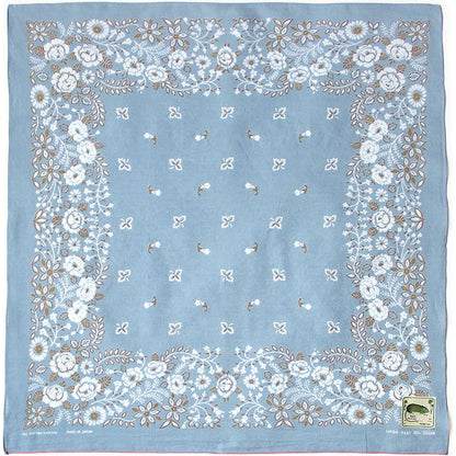Kapital Fastcolor Selvedge Bandana (Churchill Garden) 30x30