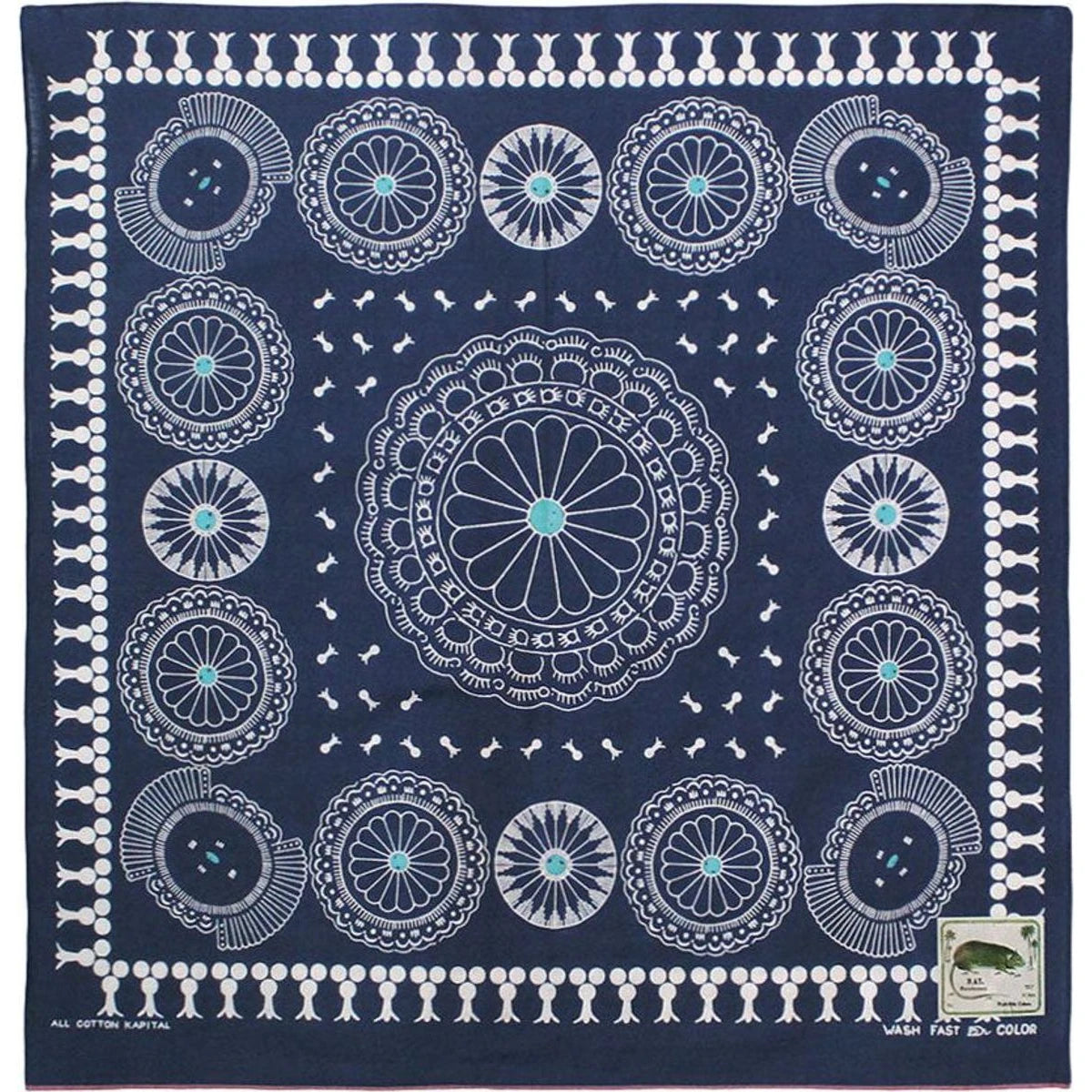 Kapital Fastcolor Selvedge Bandana (Concho)