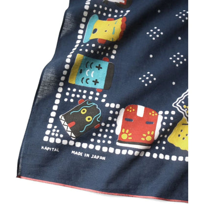 Kapital Fastcolor Selvedge Bandana (Kachina & Peckish Rainbowy)