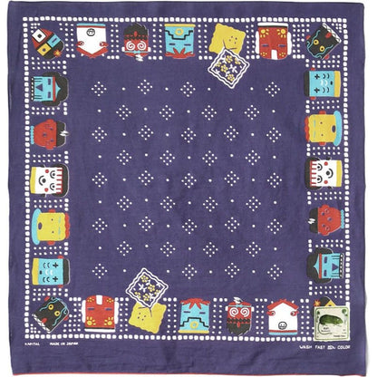 Kapital Fastcolor Selvedge Bandana (Kachina & Peckish Rainbowy)