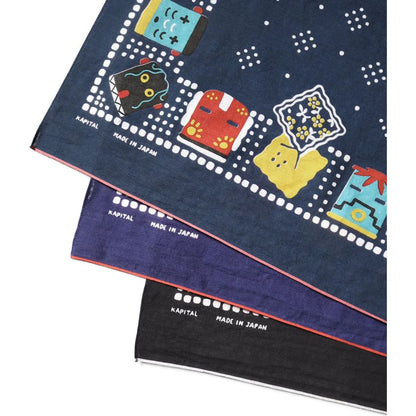 Kapital Fastcolor Selvedge Bandana (Kachina & Peckish Rainbowy)