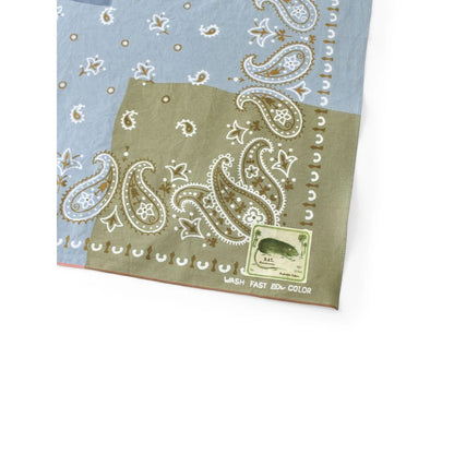 Kapital Fastcolor Selvedge Bandana (Paisley Patchwork)