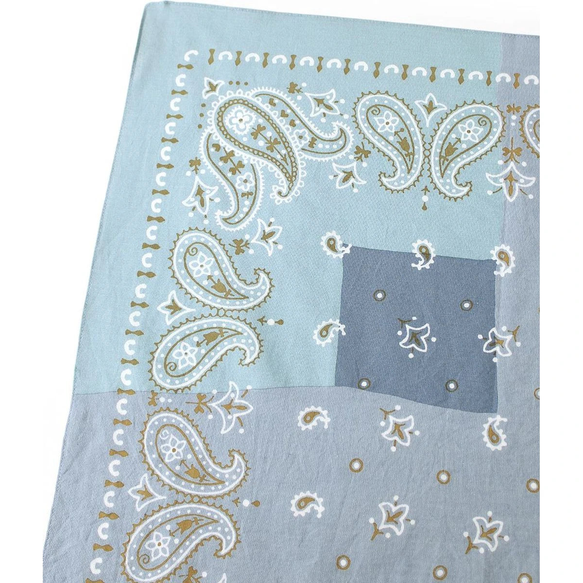 Kapital Fastcolor Selvedge Bandana (Paisley Patchwork)