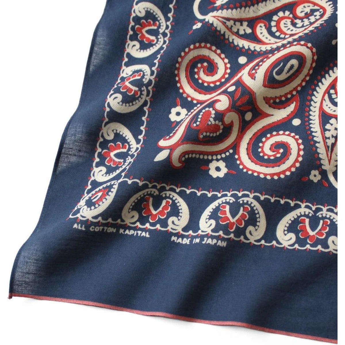 Kapital Fastcolor Selvedge Bandana (Sambo Paisley) 20x20