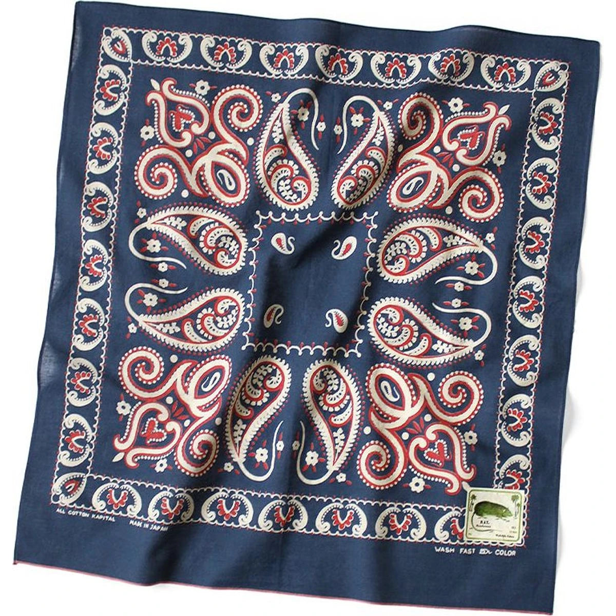 Kapital Fastcolor Selvedge Bandana (Sambo Paisley) 20x20