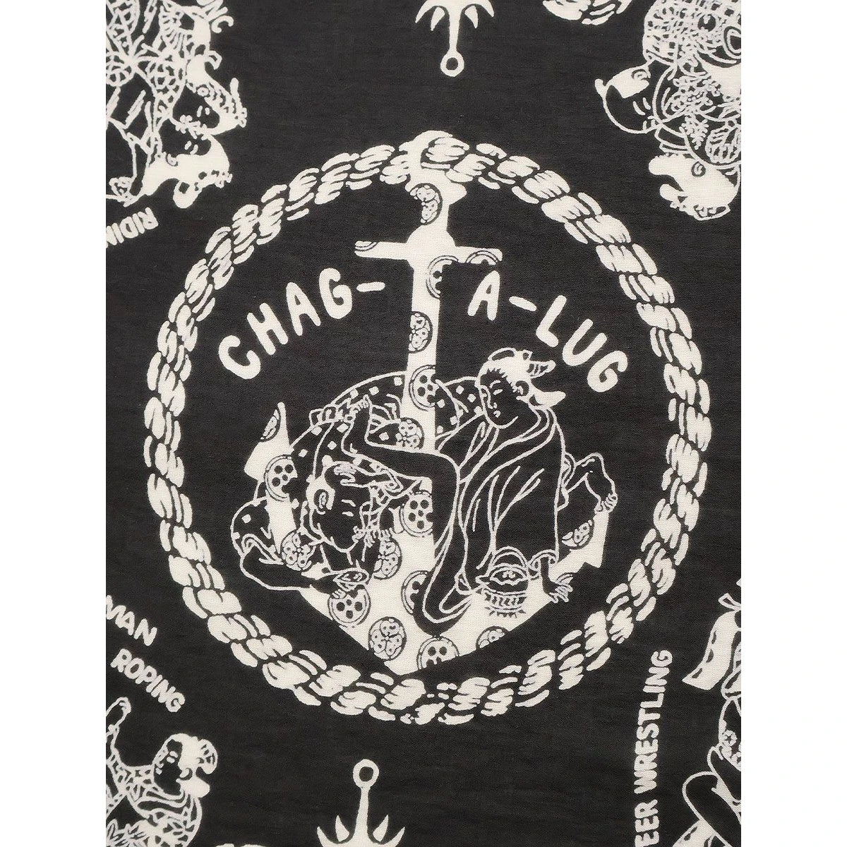 Kapital Fastcolor Selvedge Bandana (Sneak Anchor)