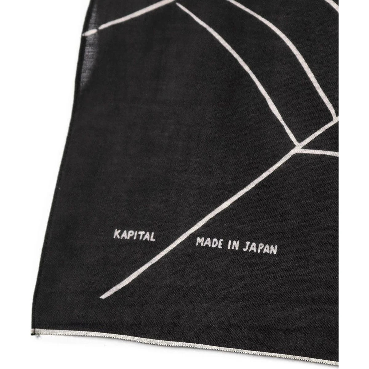 Kapital Fastcolor Selvedge Bandana (Spider Peckish Rainbowy)