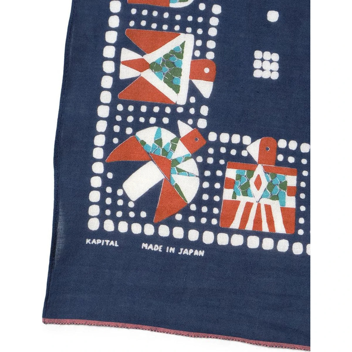 Kapital Fastcolor Selvedge Bandana (Thunderbird)