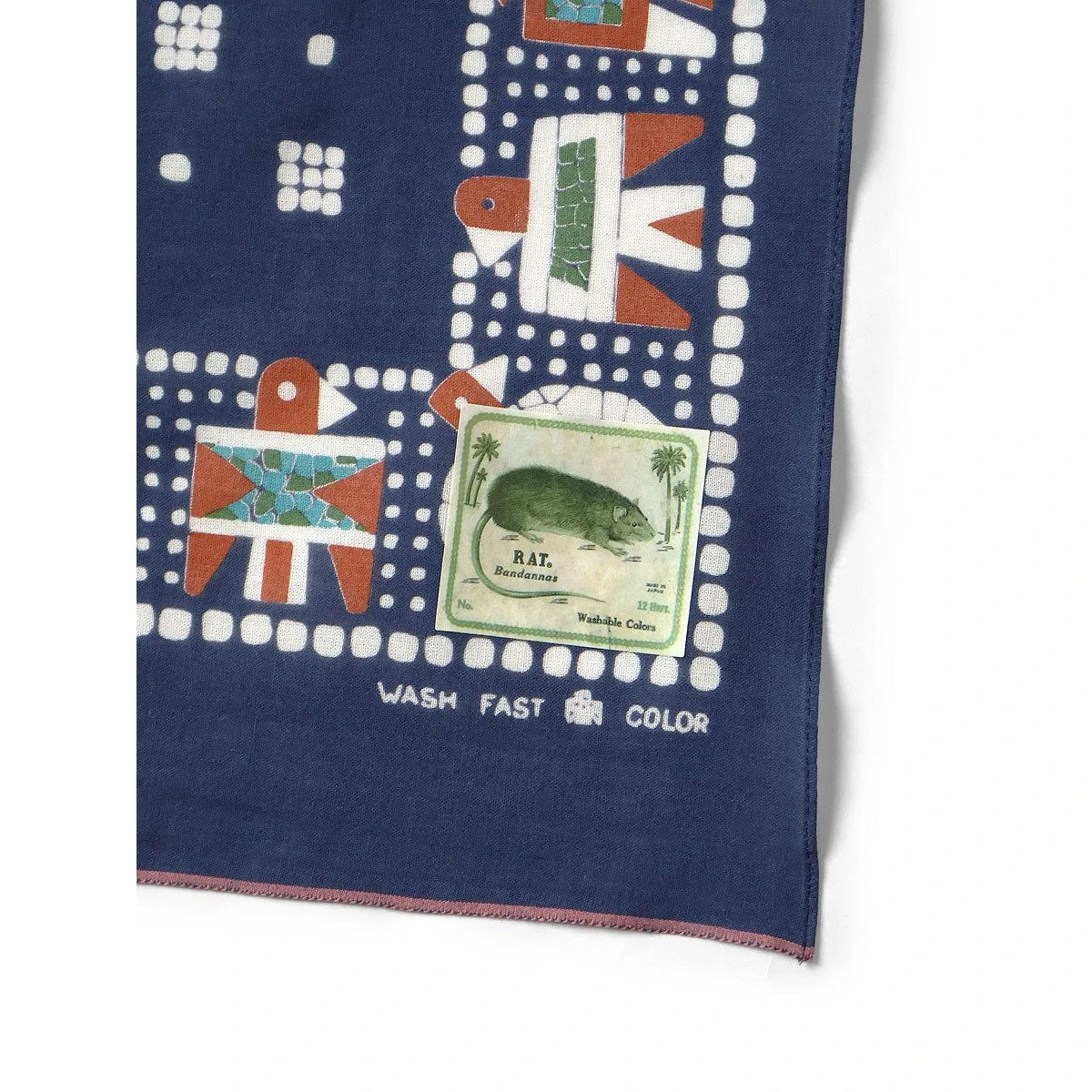 Kapital Fastcolor Selvedge Bandana (Thunderbird)