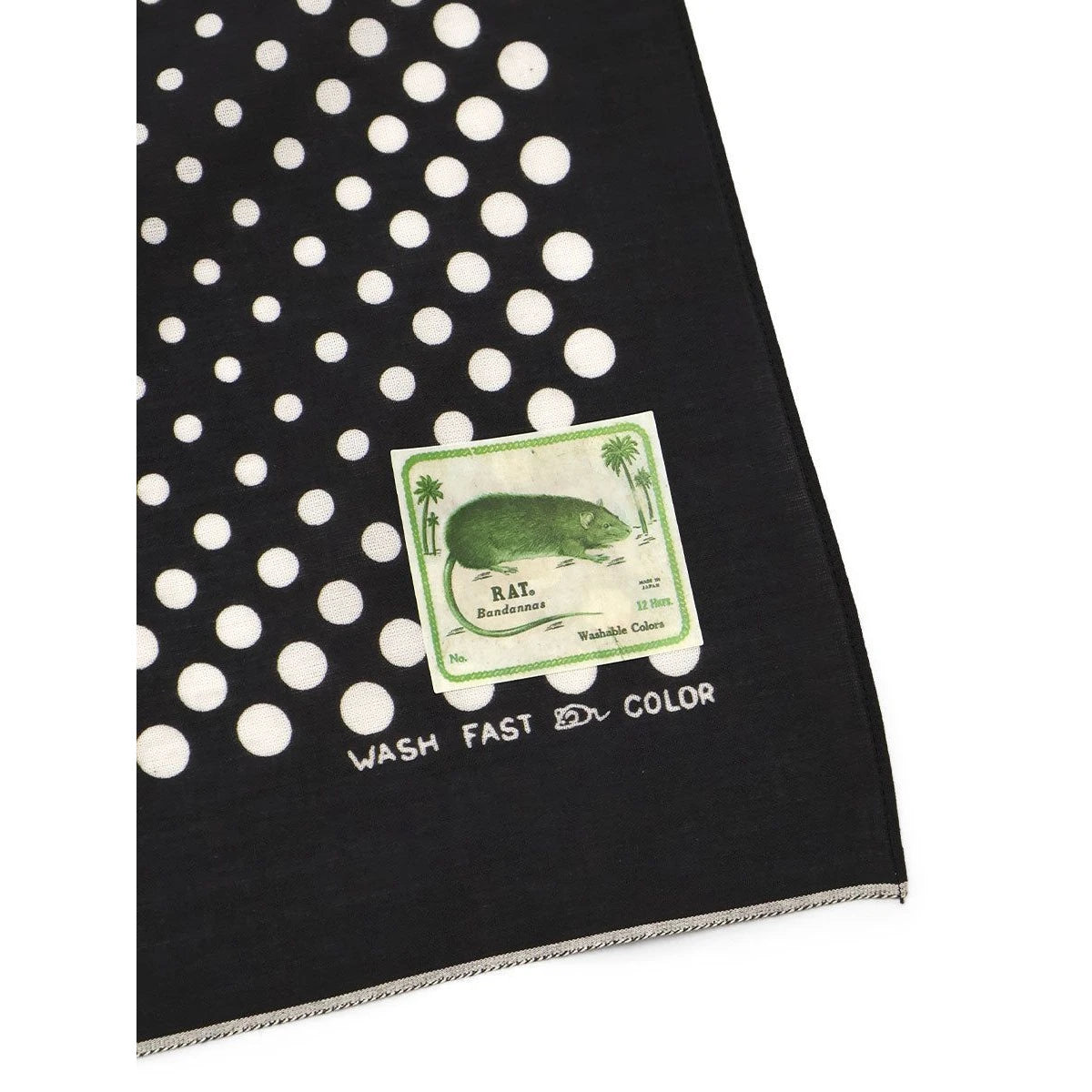 Kapital Fastcolor Selvedge Bandana (Twin Hibiscus)