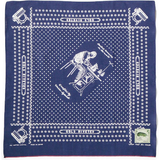 Kapital Fastcolor Selvedge Bandana (Union Master)