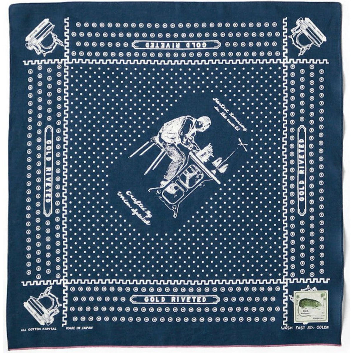Kapital Fastcolor Selvedge Bandana (Union Master)