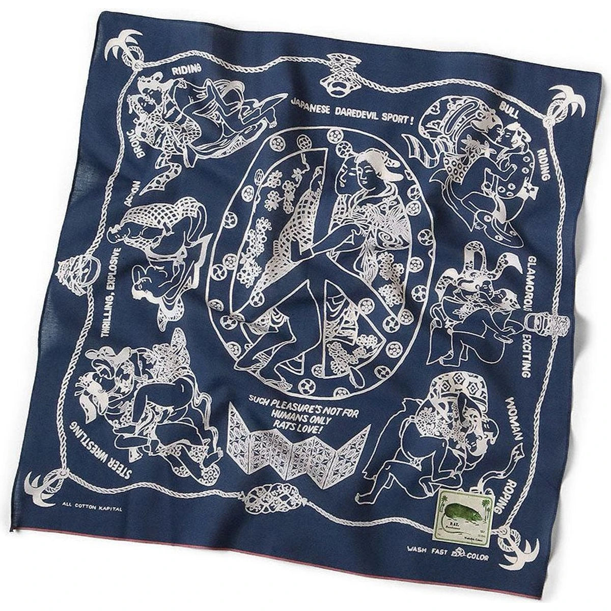Kapital Fastcolor Selvedge Bandana (YOBAI)