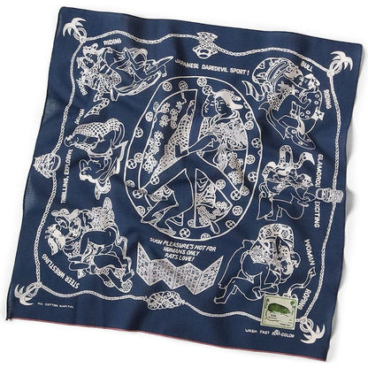 Kapital Fastcolor Selvedge Bandana (YOBAI)