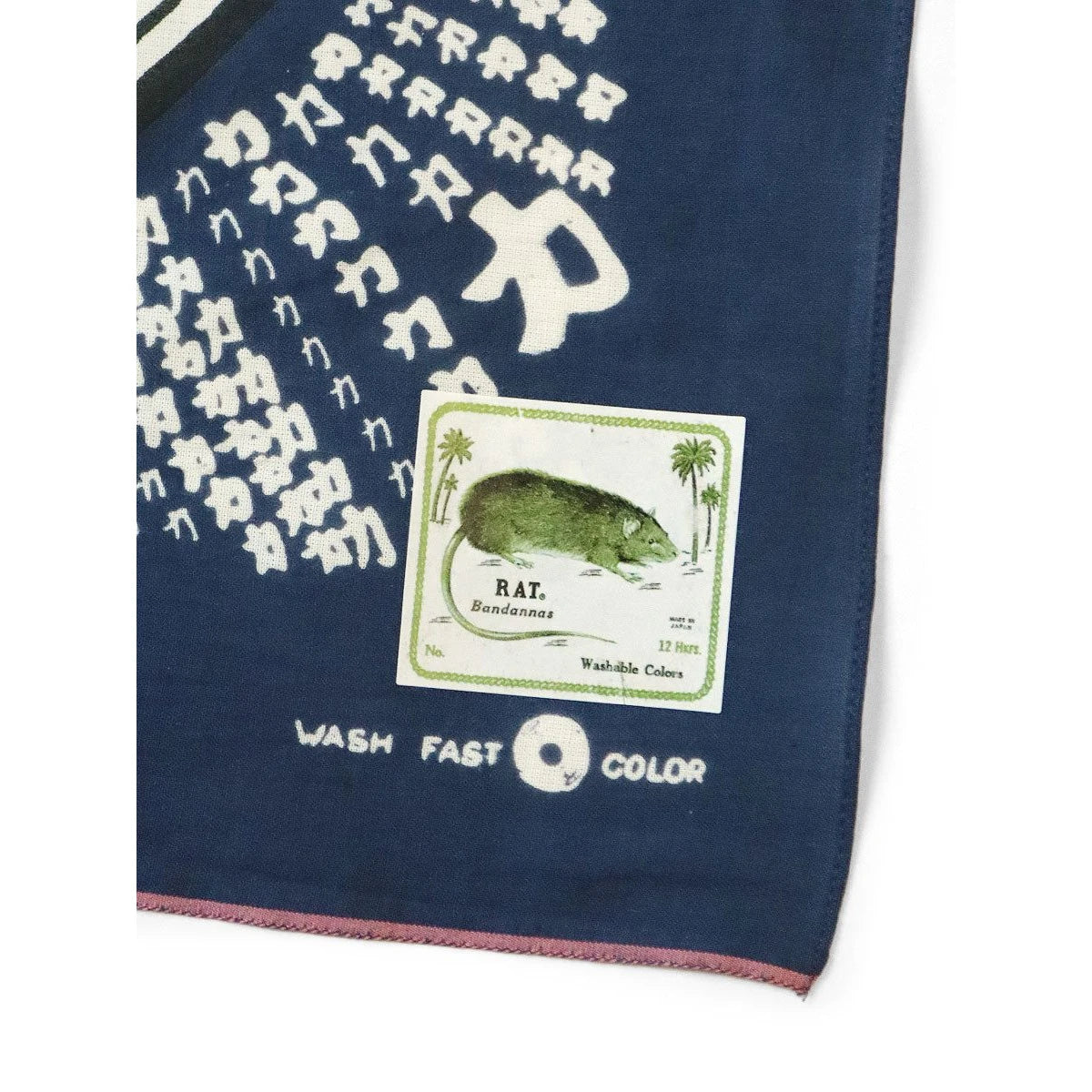 Kapital Fastcolor Selvedge Blue Power Record Bandana