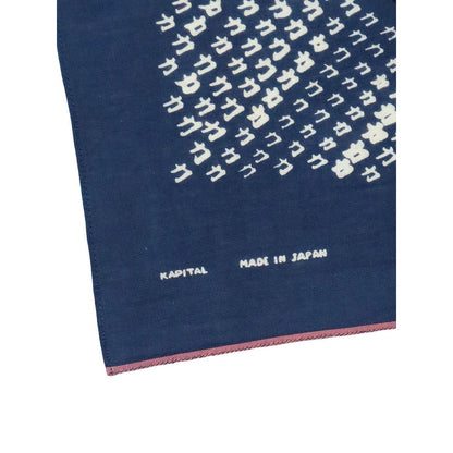 Kapital Fastcolor Selvedge Blue Power Record Bandana
