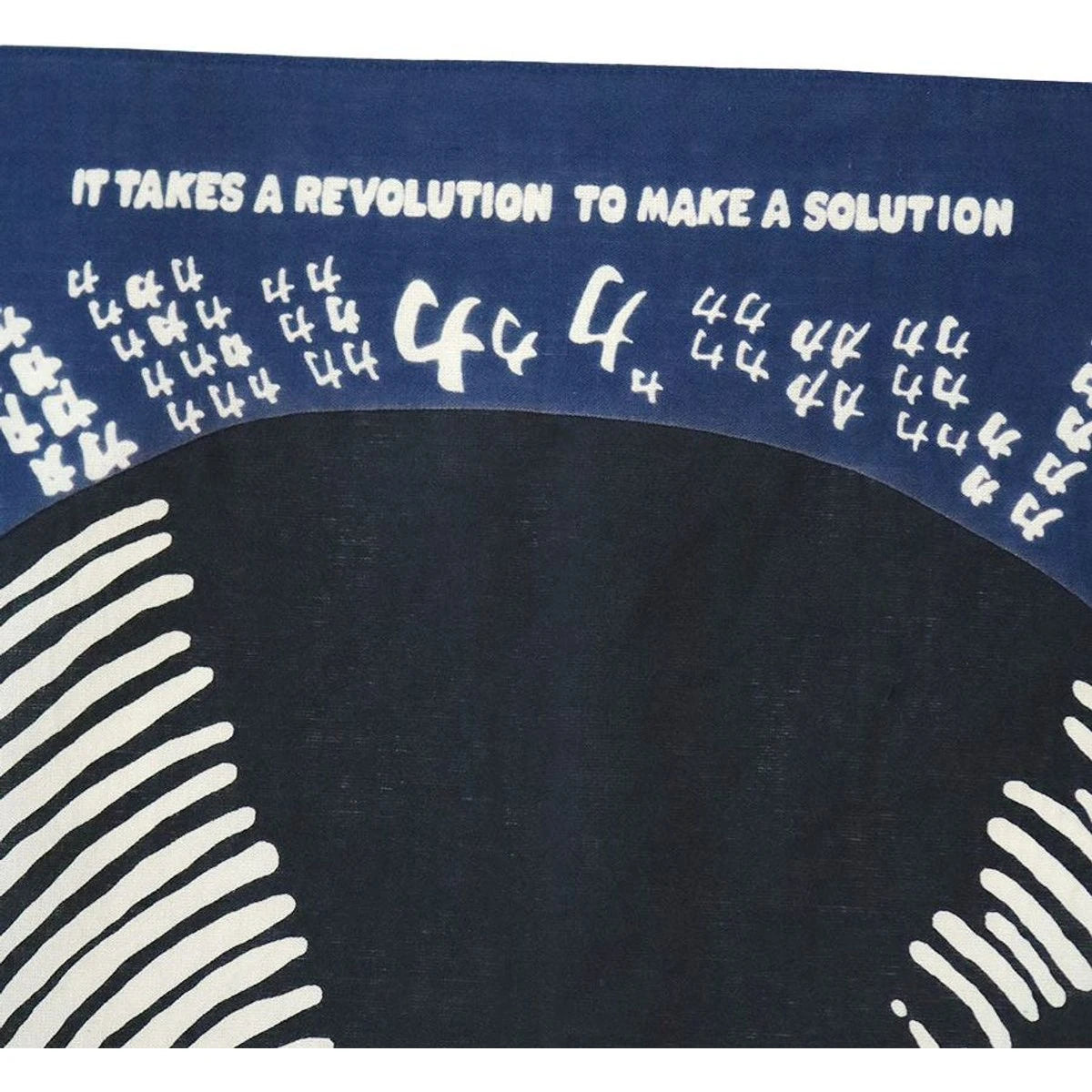 Kapital Fastcolor Selvedge Blue Power Record Bandana