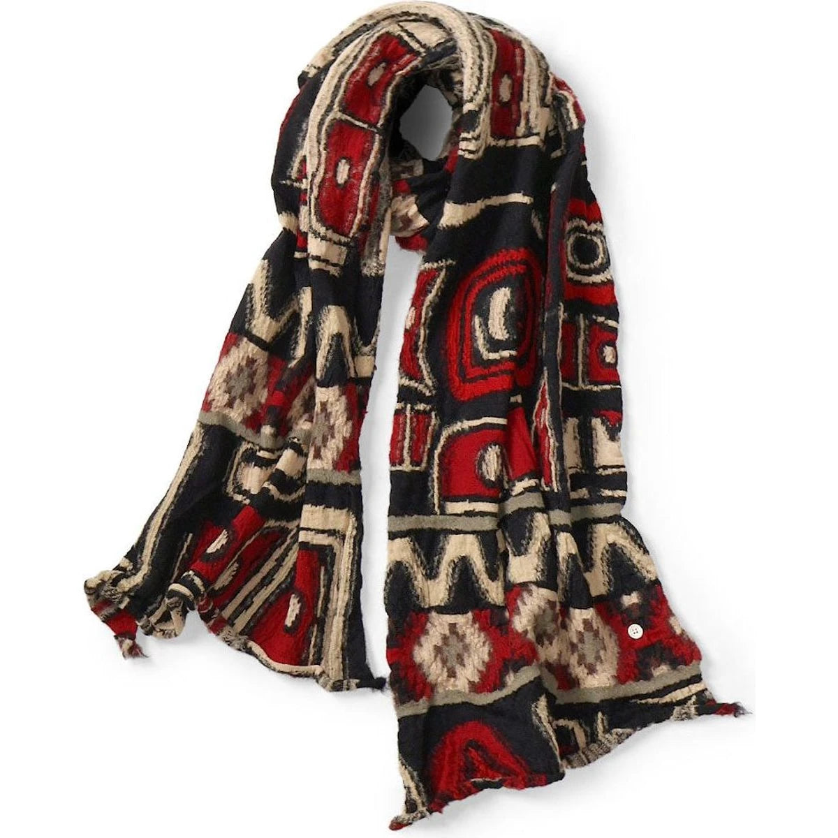 Kapital Felted Wool Alaska-Raven Happy Scarf