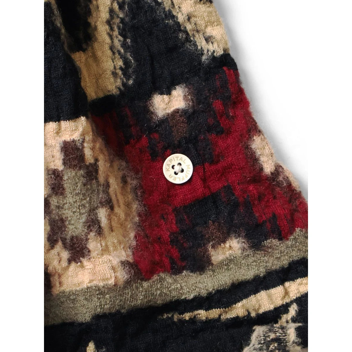 Kapital Felted Wool Alaska-Raven Happy Scarf