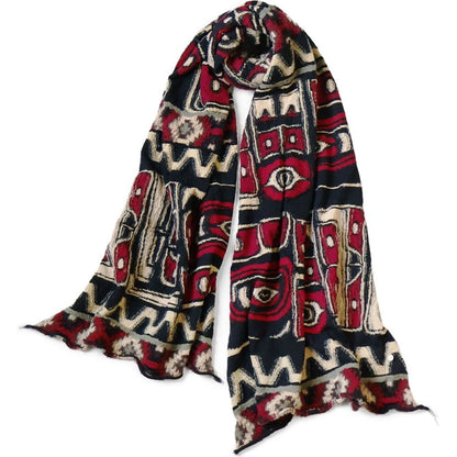 Kapital Felted Wool Alaska Raven Scarf