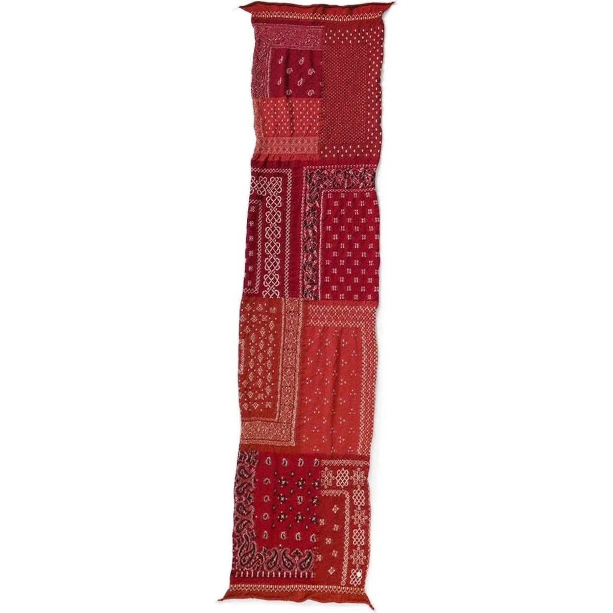 Kapital Felted Wool Bandana Patchwork Happy Scarf
