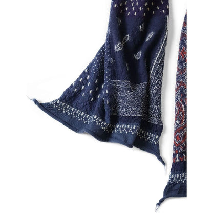 Kapital Felted Wool Bandana Patchwork Happy Scarf