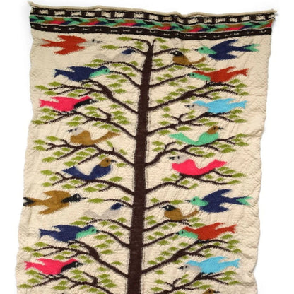 Kapital Felted Wool Bird Tree Scarf
