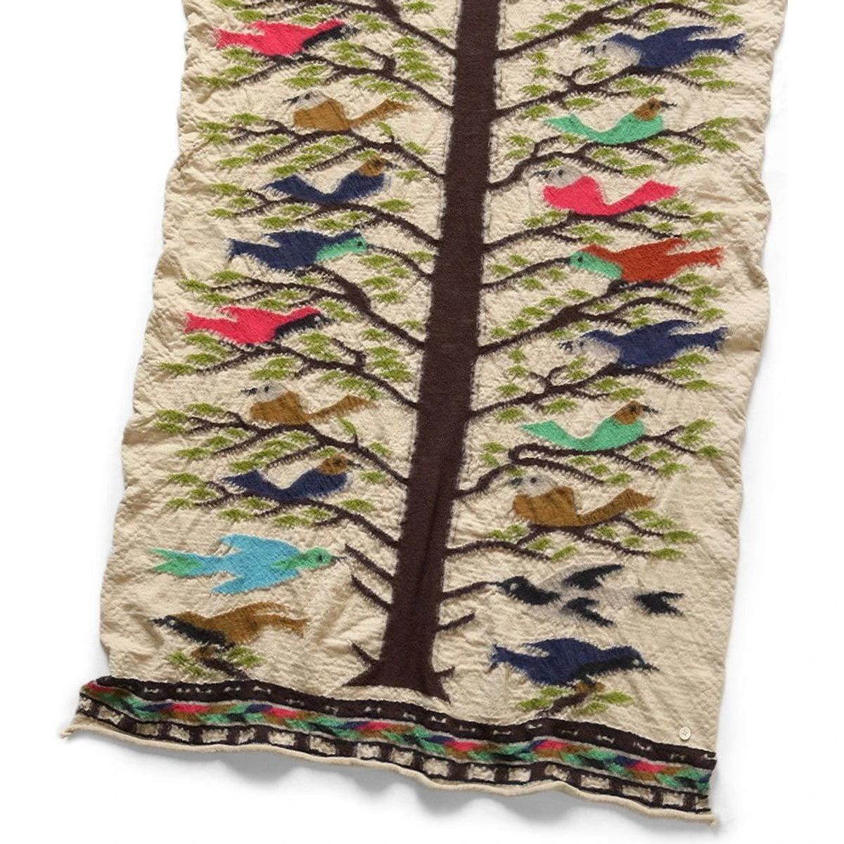 Kapital Felted Wool Bird Tree Scarf