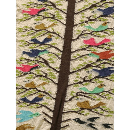 Kapital Felted Wool Bird Tree Scarf