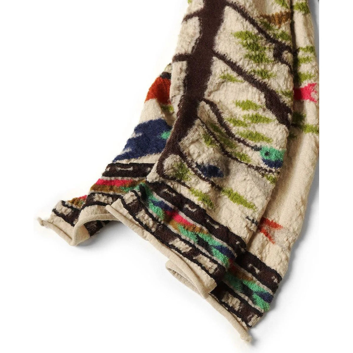 Kapital Felted Wool Bird Tree Scarf