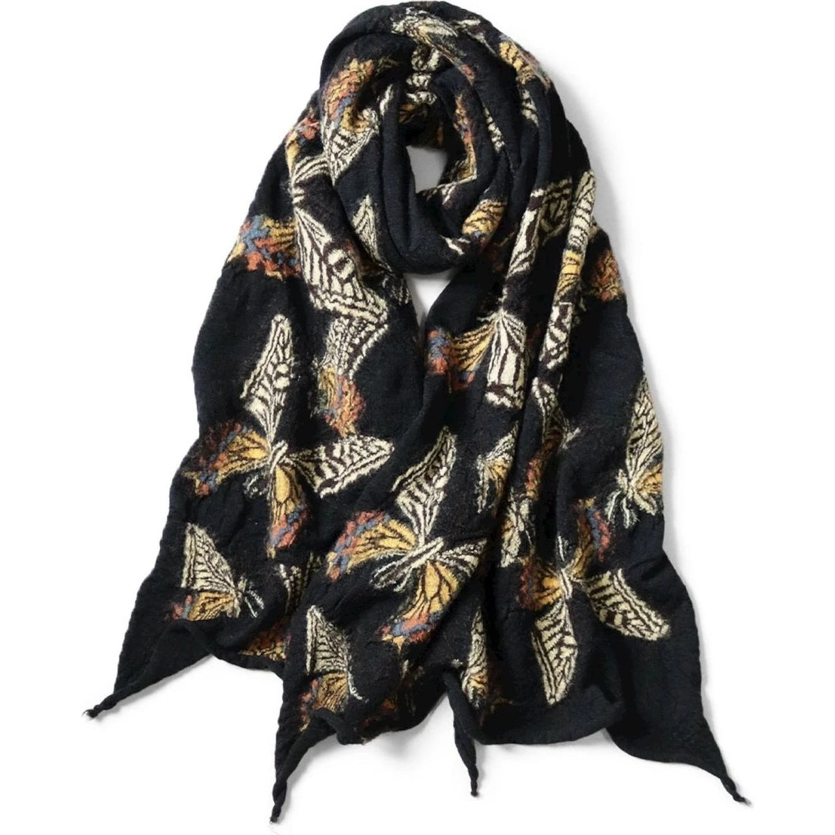 Kapital Felted Wool Butterfly Scarf