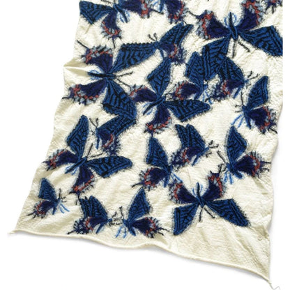 Kapital Felted Wool Butterfly Scarf