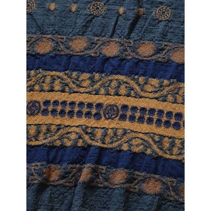 Kapital Felted Wool Coptic Skull Scarf
