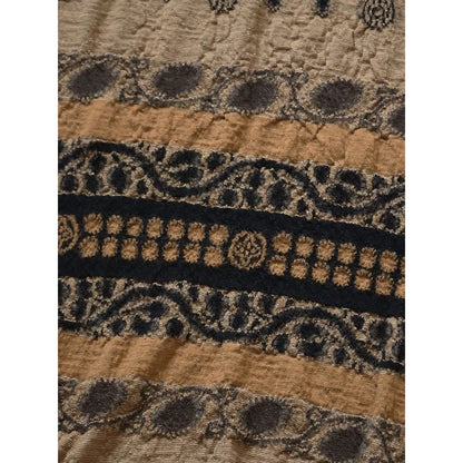 Kapital Felted Wool Coptic Skull Scarf