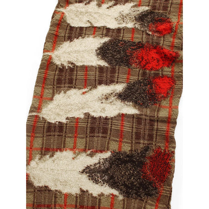 Kapital Felted Wool Feather Tartan Scarf